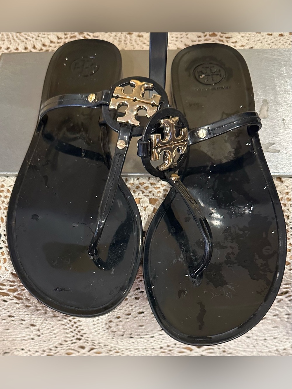 Tory Burch Mini Miller Thong Sandals Size 9